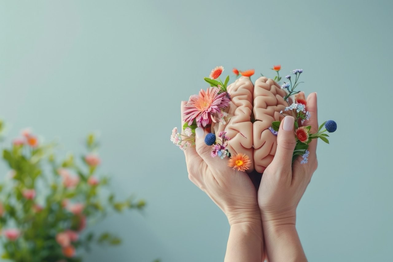 Representação visual de autoestima e força emocional