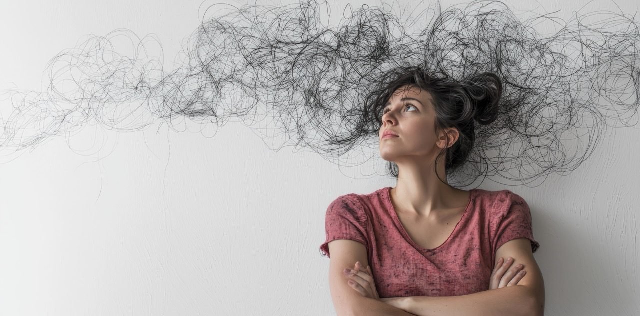 Psicóloga Luana Amaral oferecendo terapia online para estresse e sobrecarga emocional, ajudando na organização das emoções e no alívio da tensão do dia a dia.