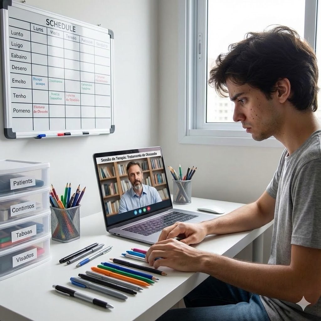 Psicóloga atendendo paciente em sessão sobre narcisismo e abuso emocional. 
