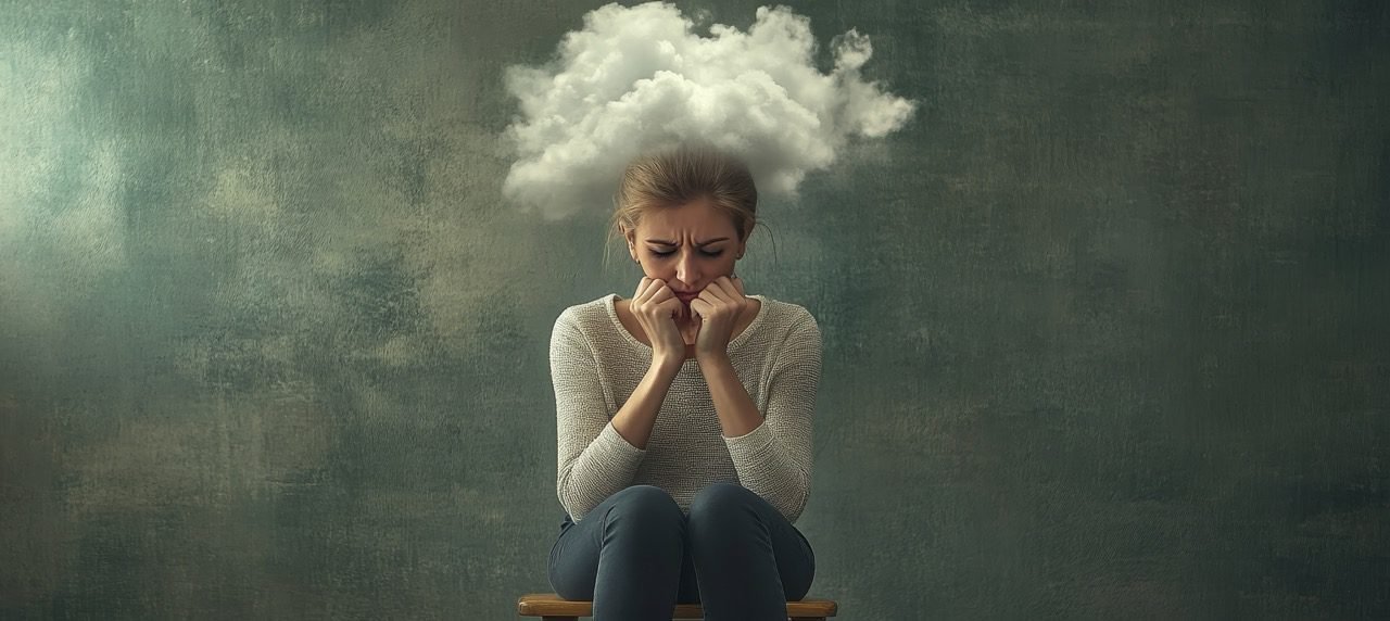 Sessão de terapia online focada em reestruturação cognitiva