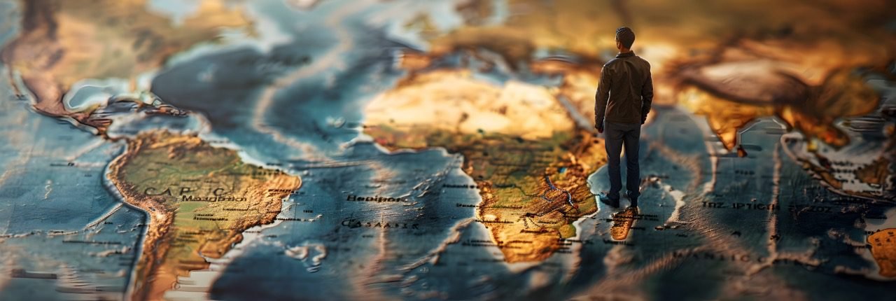 Ilustração de diferentes fases da vida representando transições importantes